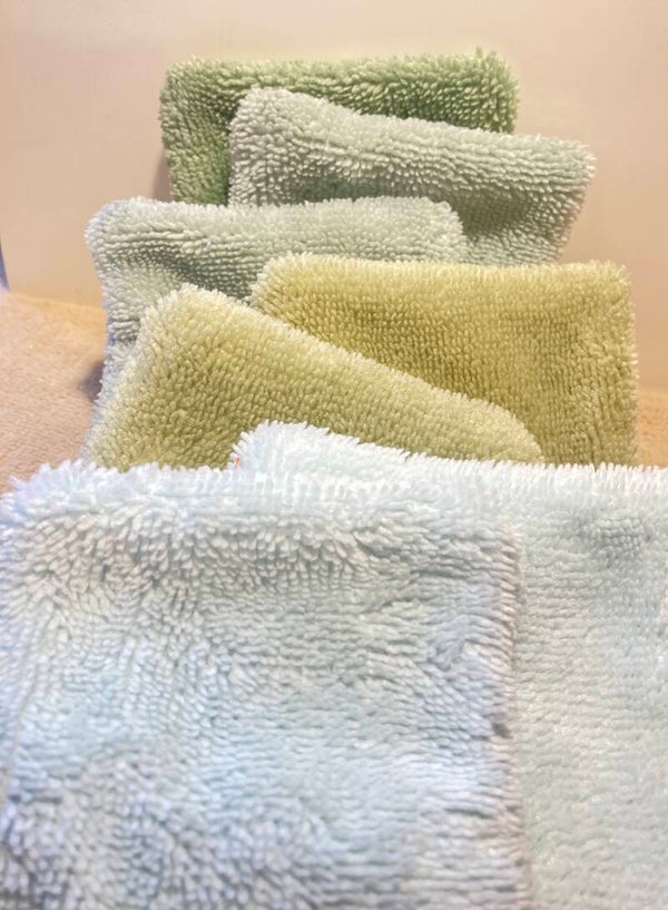 Pack de 7 Tout-Doux camaïeu de vert