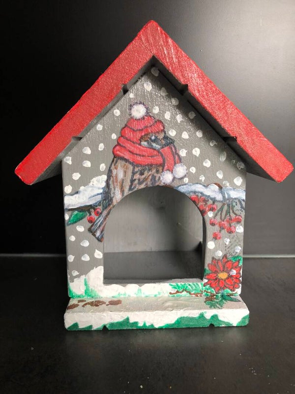 Voederhuis in de sneeuw (Kopie)