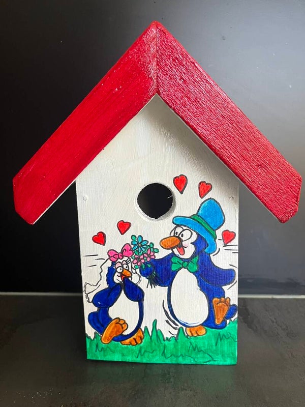 Vogelhuisje voor huwelijk