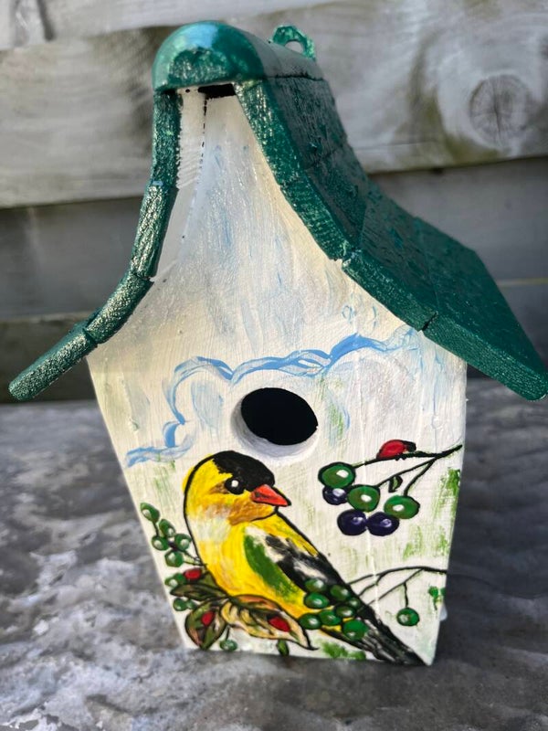 Vogelhuisje groen