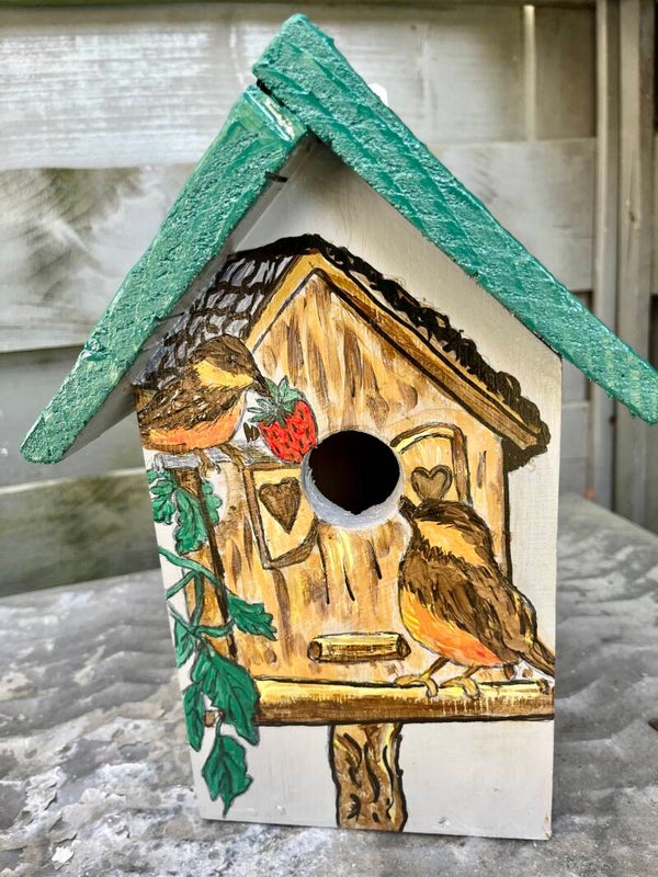 Vogelhuisje groen