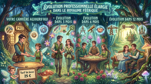 Evolution détaillée professionnelle