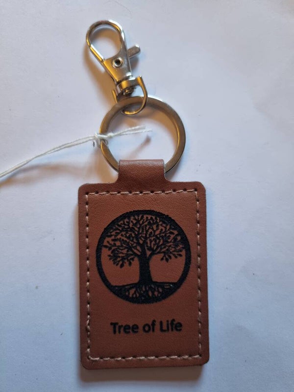 Leather keyring
