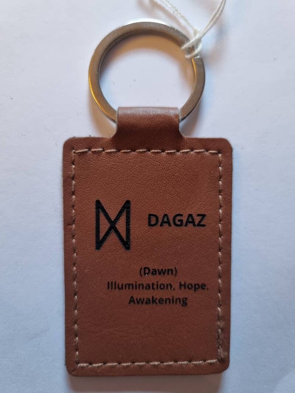 Leather keyring