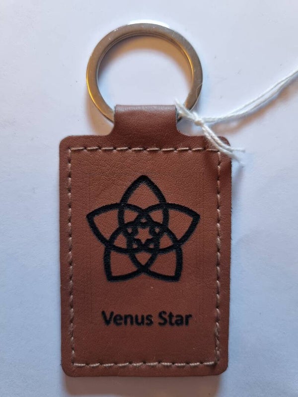 Leather keyring
