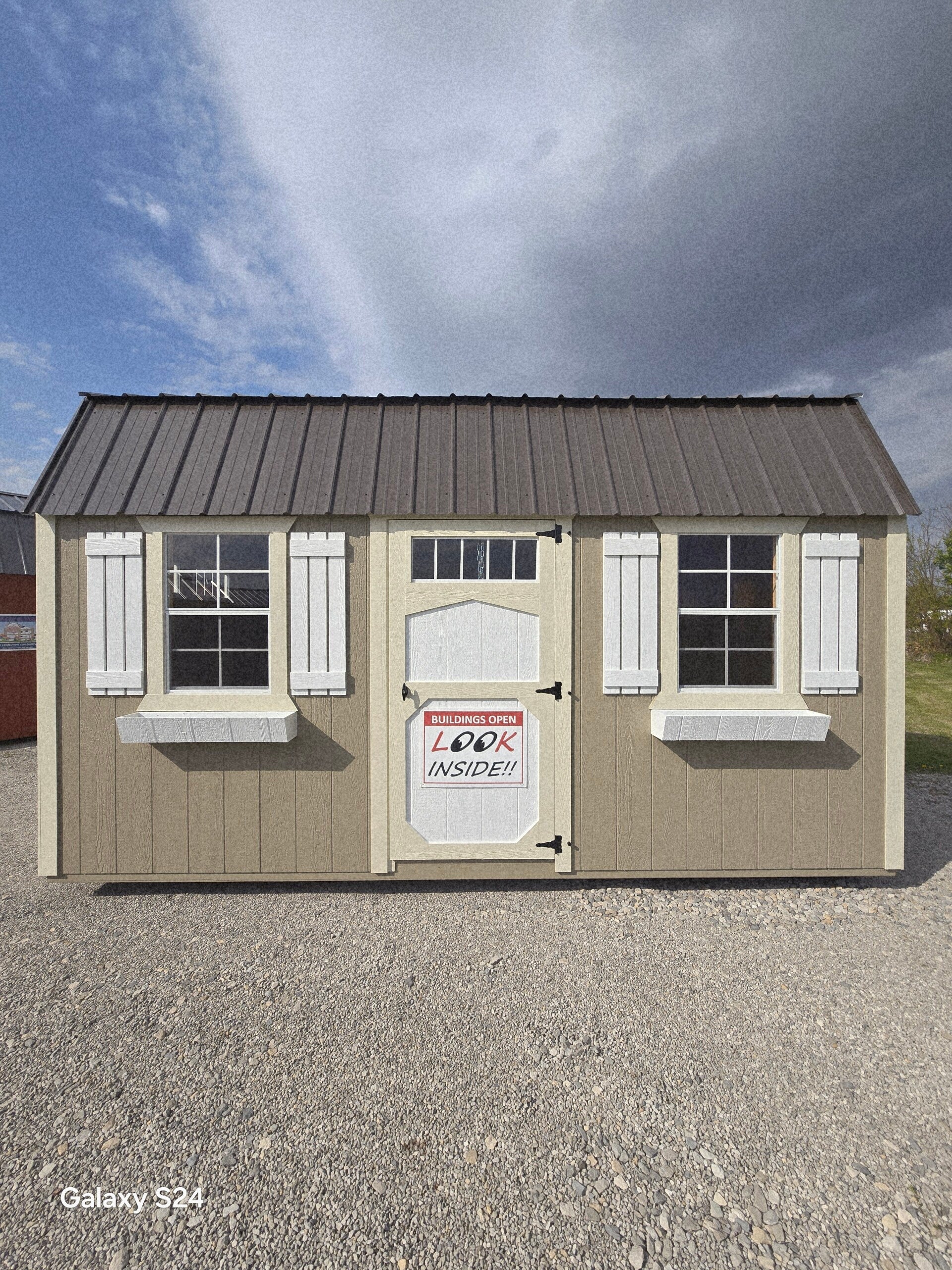 10x16 Delux Garden Shed