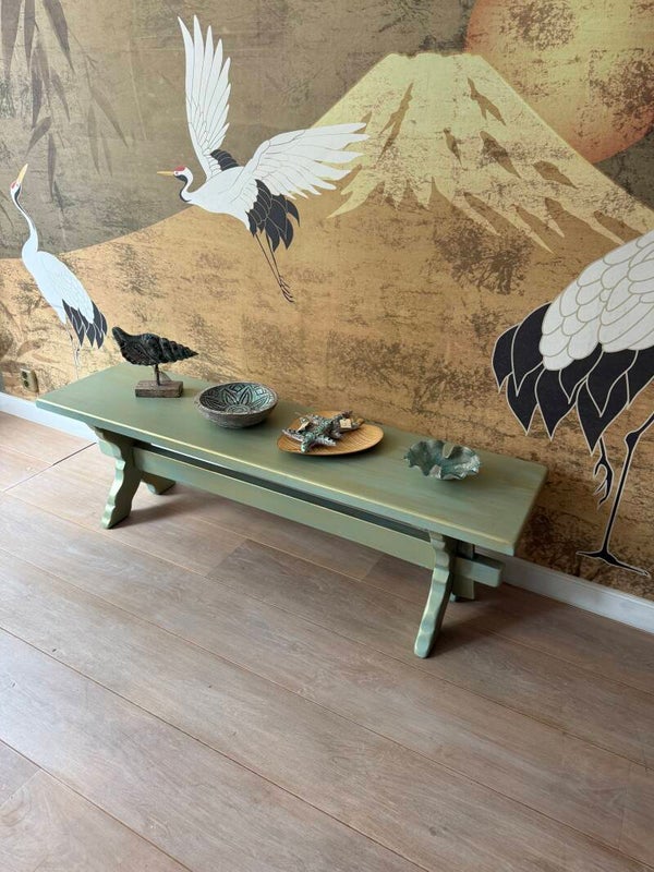 Gerestyled bankje of salontafel