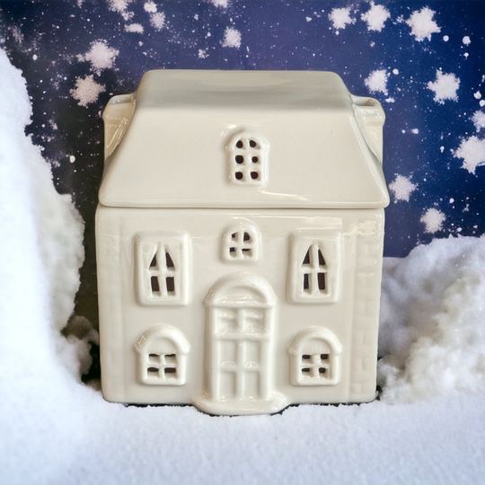 CERAMIC HOUSE WAX BURNER