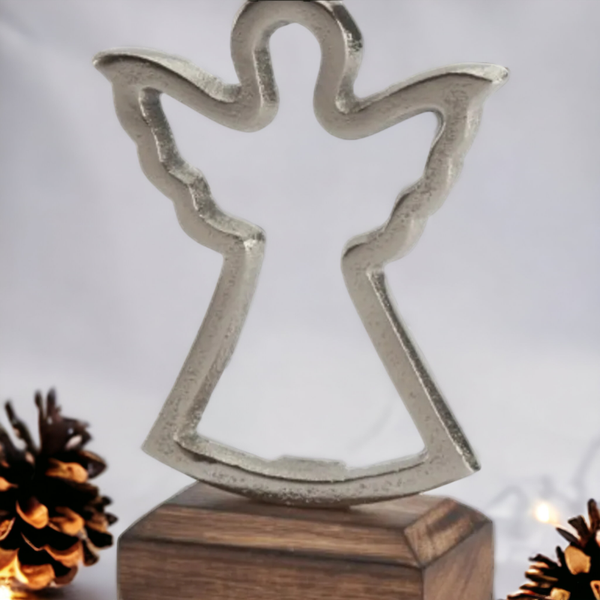 ANGEL ON WOODEN BASE