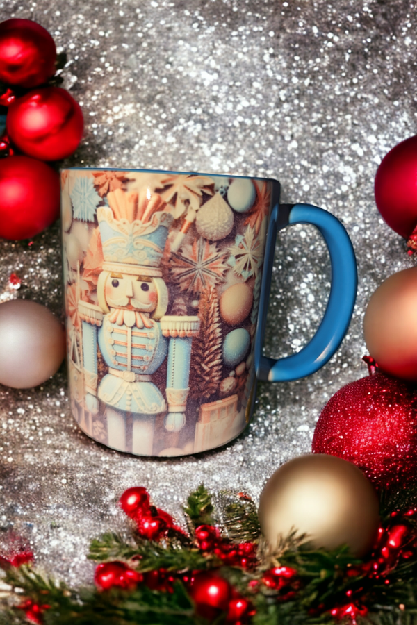 Light Blue Nutcracker soldier mug