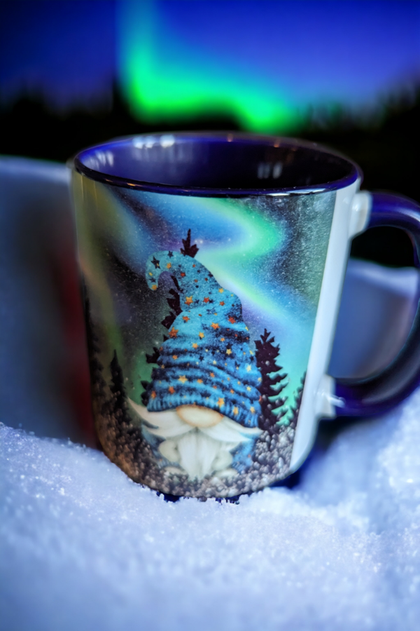 Northern lights gonk mug