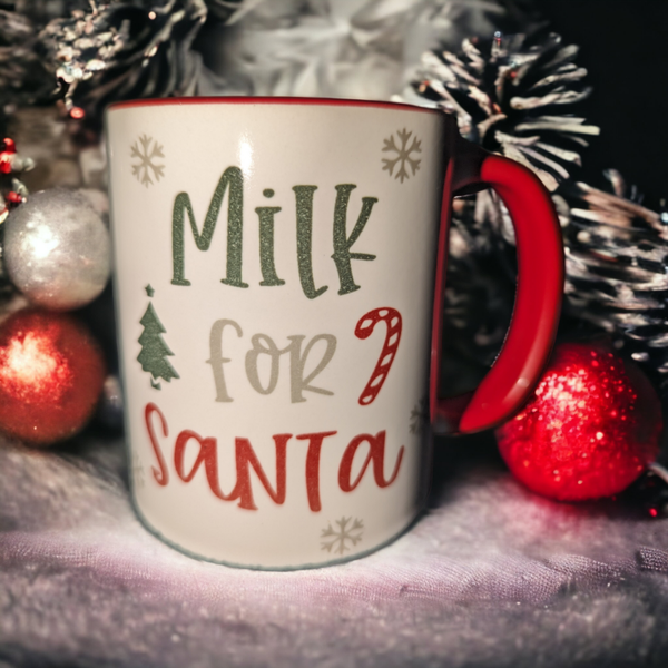 MILK FOR SANTA MUG