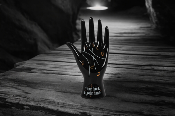 Black Palmistry Hand