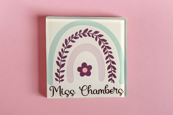 Personalised Teacher Coaster