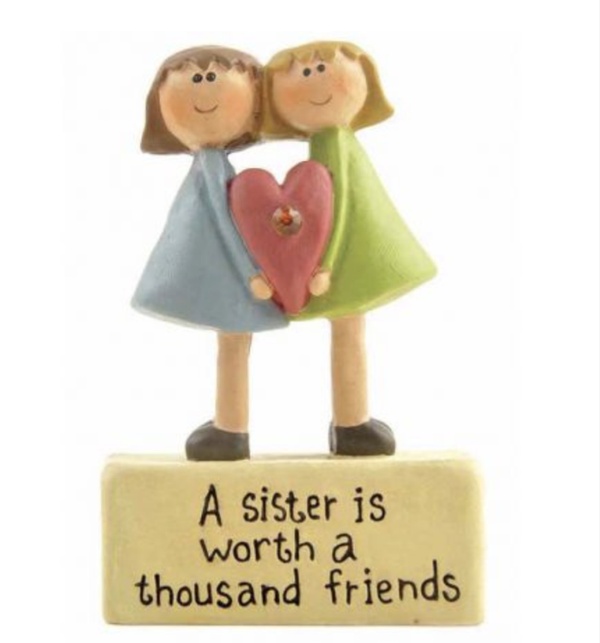 A SISTER IS WORTH...ORNAMENT, 7CM