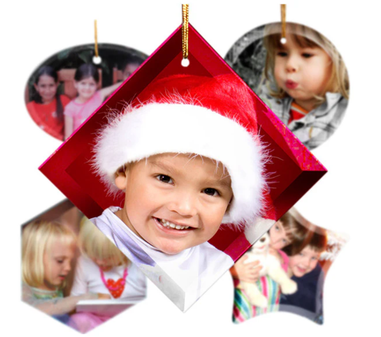 Frosted Glass Ornaments