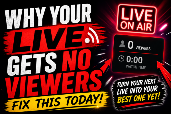 Why your LIVE gets no viewers (Fix this today)