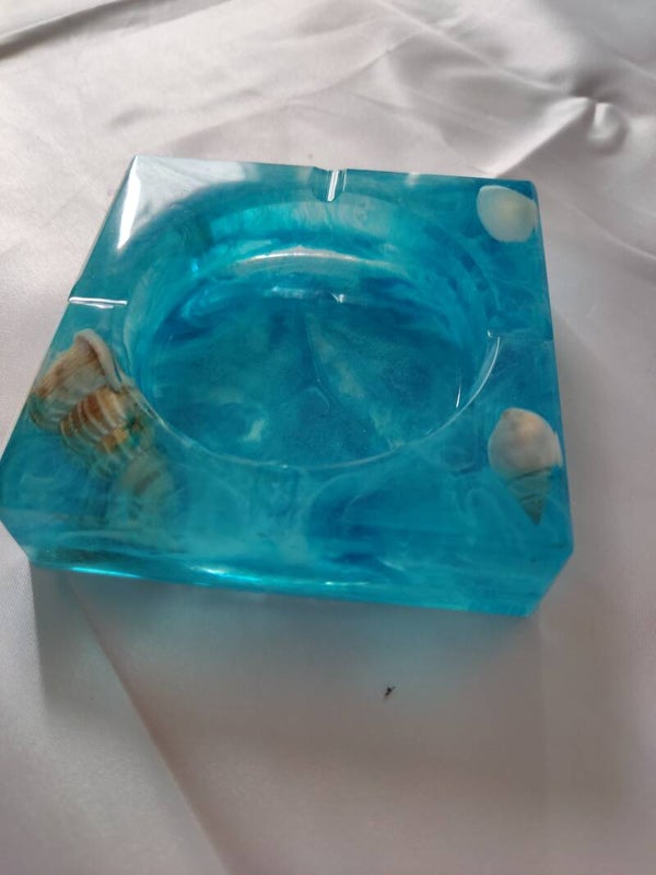 Aschenbecher aus Epoxidharz
