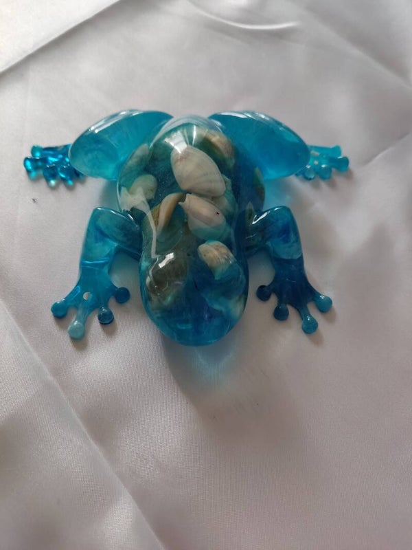 Dekoration Frosch aus Epoxidharz