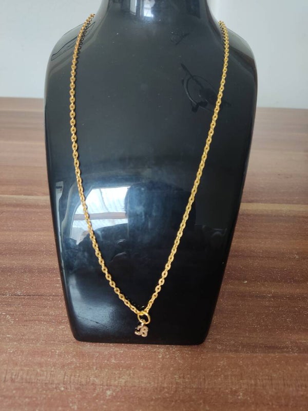 Goldkette Damen/Modeschmuck mit Buchstabe