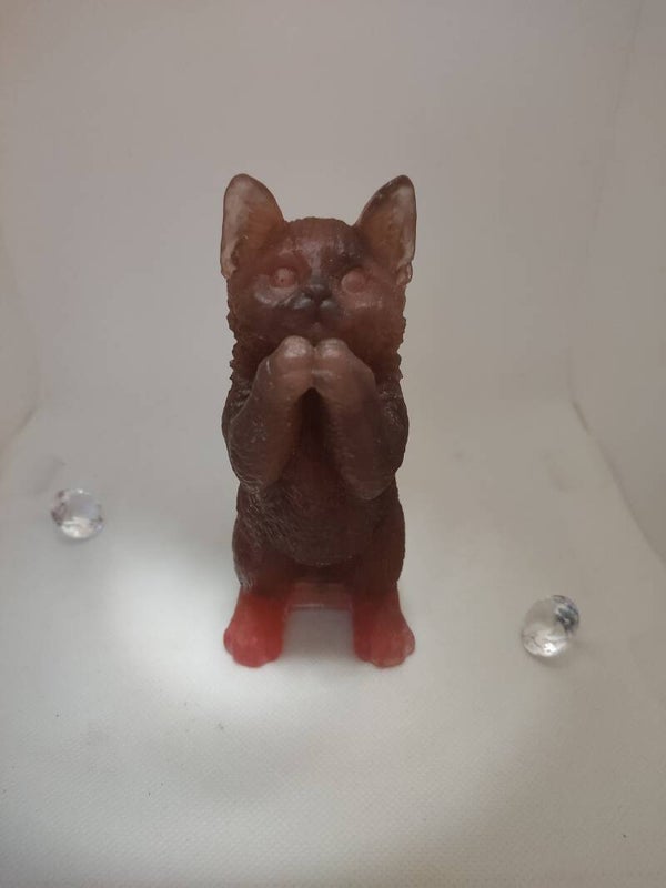 Katze aus Epoxidharz