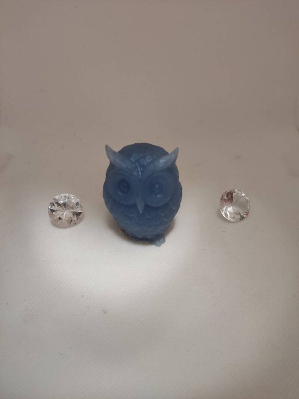Eule aus Epoxidharz klein