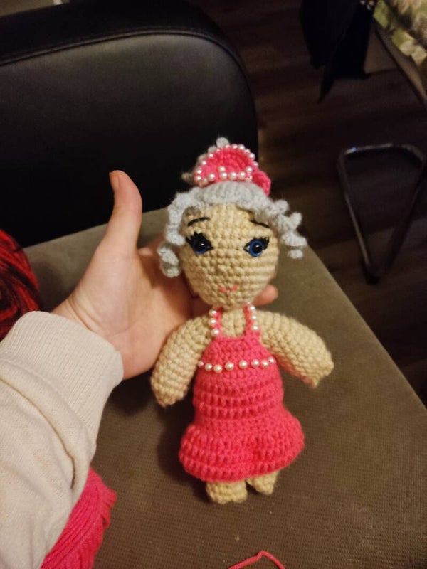 Puppe gehäkelt