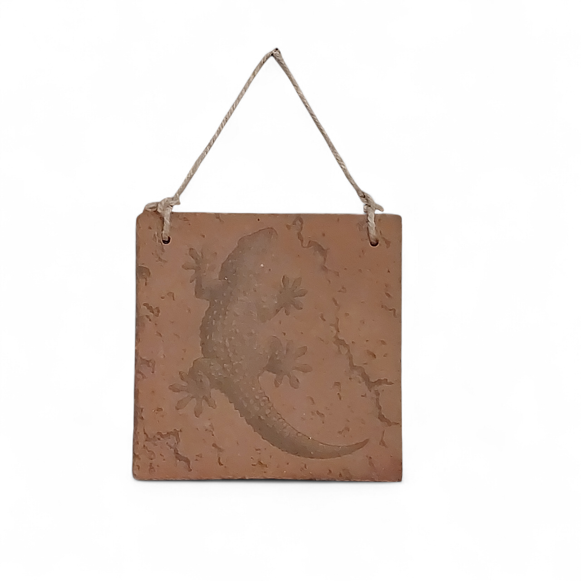 Terracotta tegel Gekko