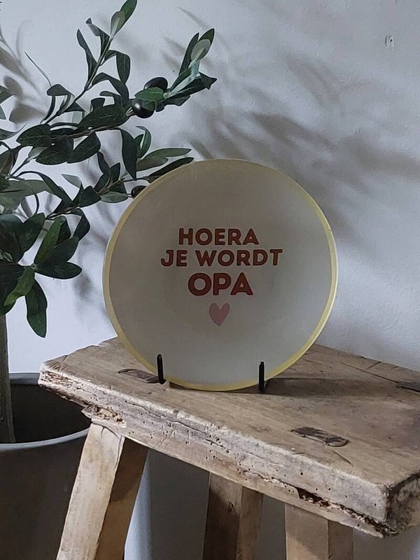 Complete set 'Hoera je wordt Opa'