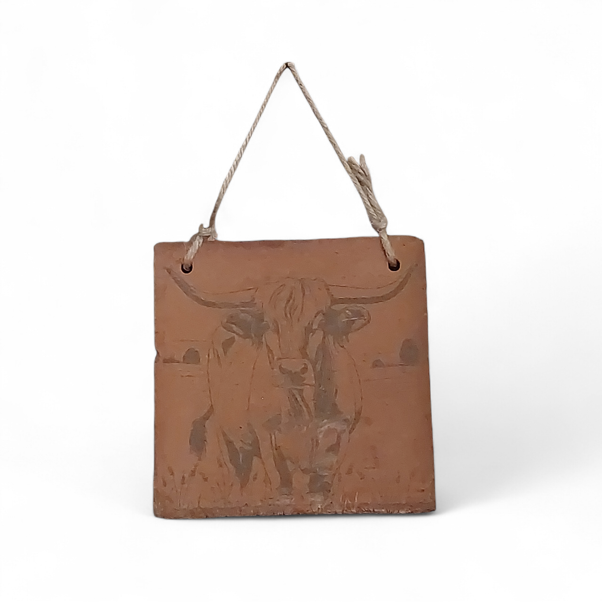 Terracotta tegel Stier