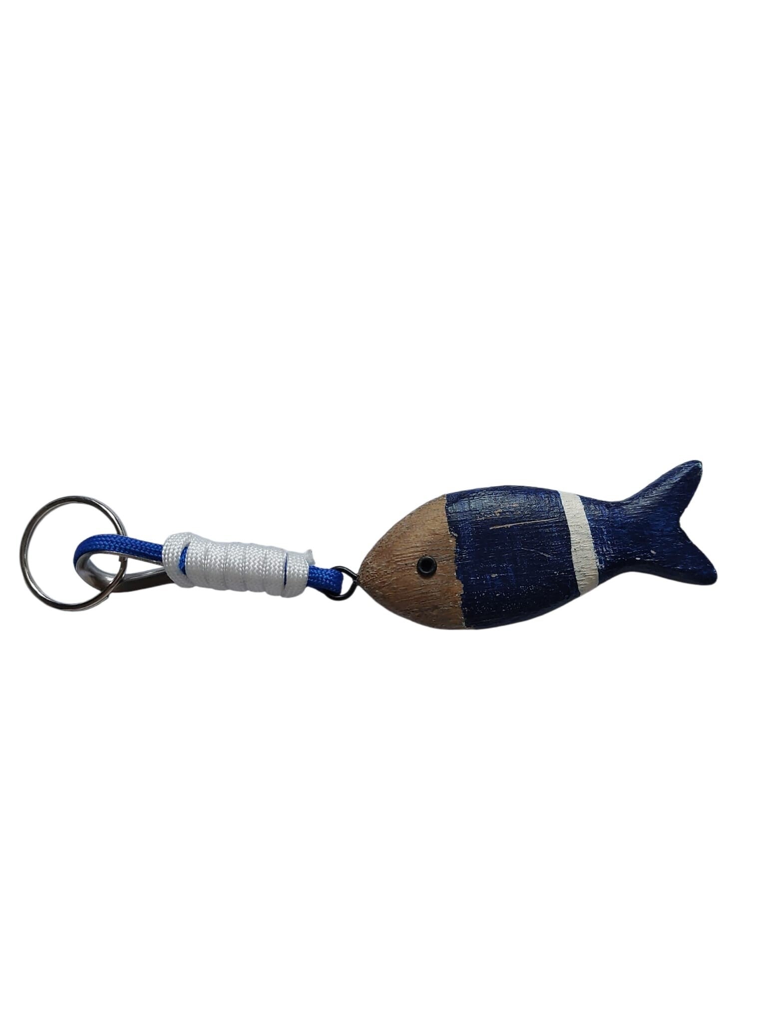Sleutelhanger vis d. blauw