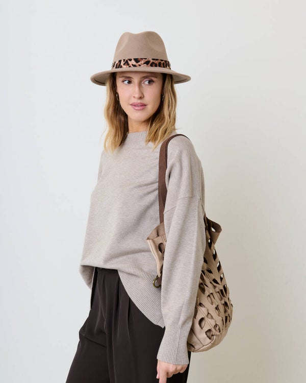Pull Aude Taupe