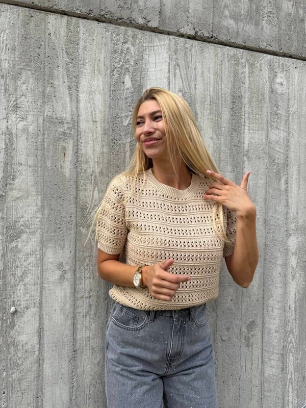 Pull Manon Beige