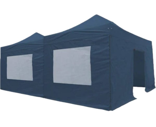 Partytent 4,5x6 meter marineblauw