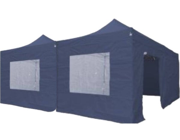 Partytent 6x6 meter marineblauw
