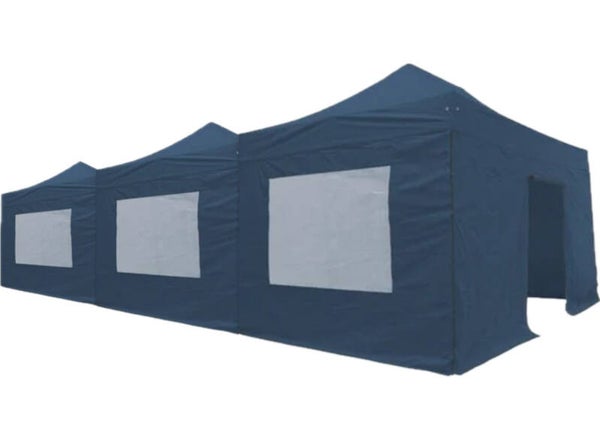 Partytent 4,5x9 meter marineblauw