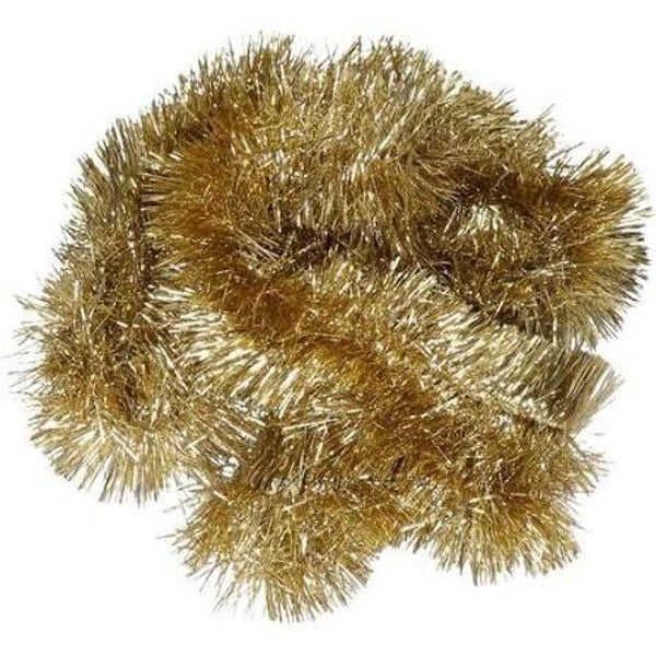 Kerst slinger goud 2,7 meter
