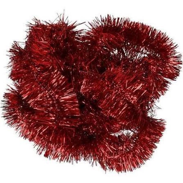 Kerst slinger rood 2,7 meter