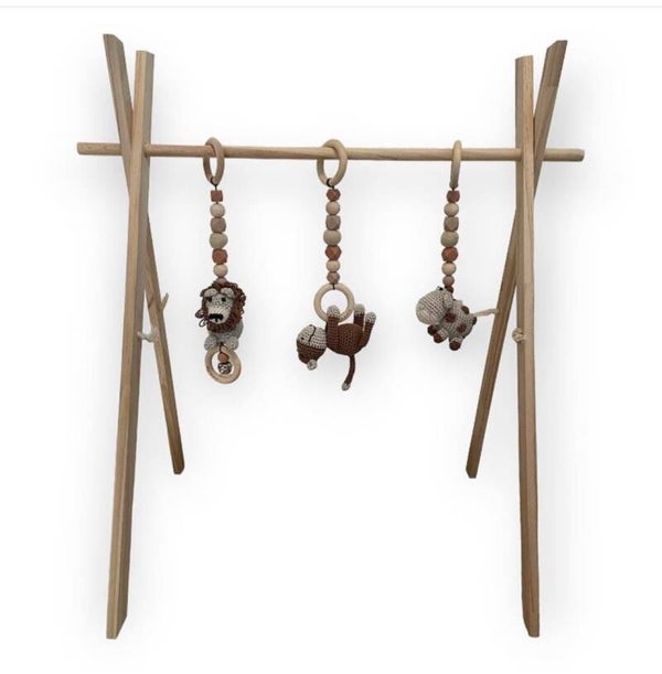 Babygym aap, leeuw en koe