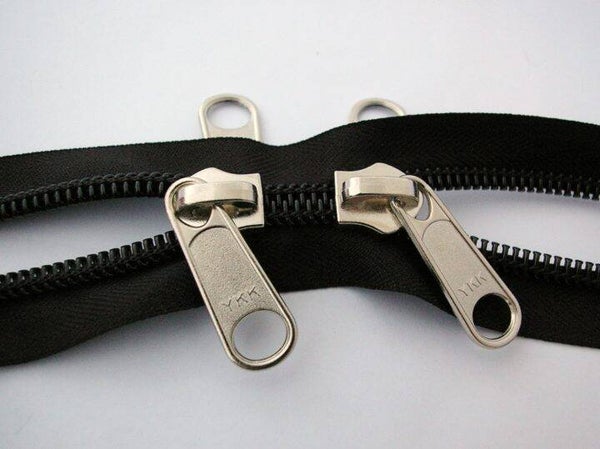 YKK 10mm spiraalrits - dubbel deelbaar - waterafstotend