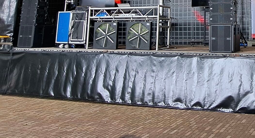 Caravan tochtstrook 800 cm lang, 125 cm hoog - Vrachtwagen afrok