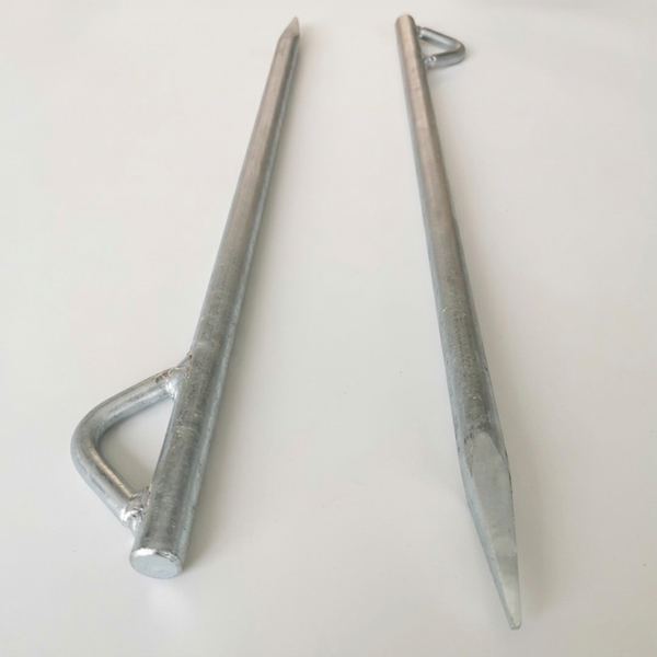 Lange ronde haring 100 cm met zijhendel
