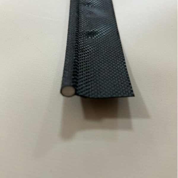 Kederpees 7mm zwart