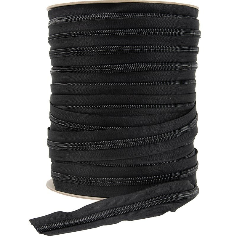 YKK 10mm spiraalrits van de rol - niet deelbaar - waterafstotend