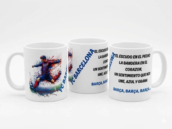 TAZA FUTBOL CLUB BARCELONA