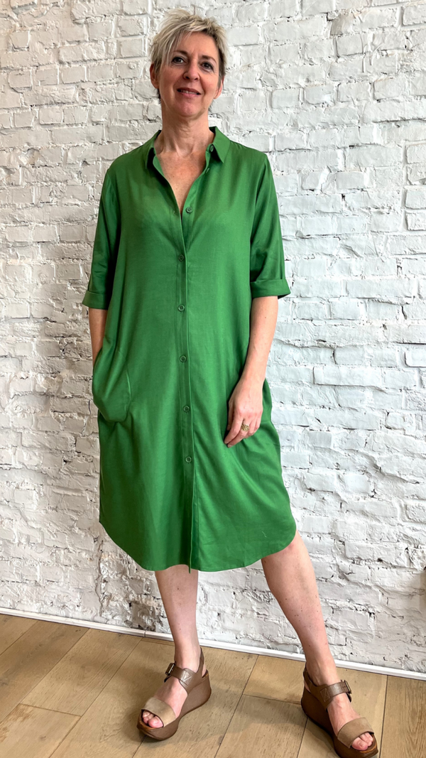 zomerse groene jurk