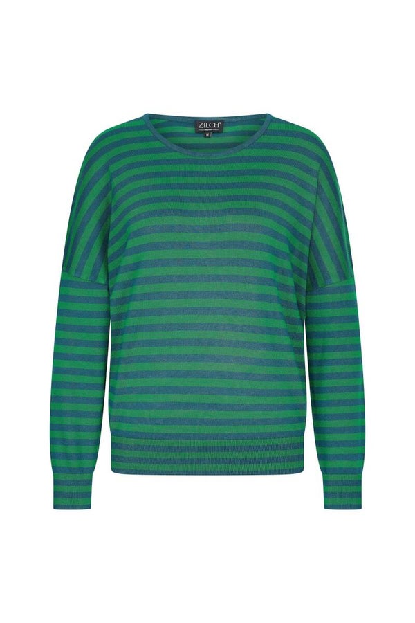 superzachte gestreepte bamboo sweater