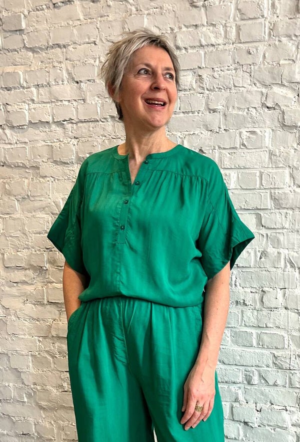 prachtige groene blouse