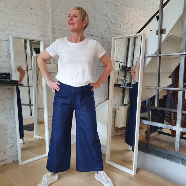 witte t-shirt in 100% katoen