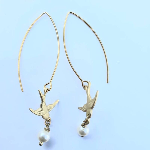 goudkleurige hangertjes (nikkelvrij)